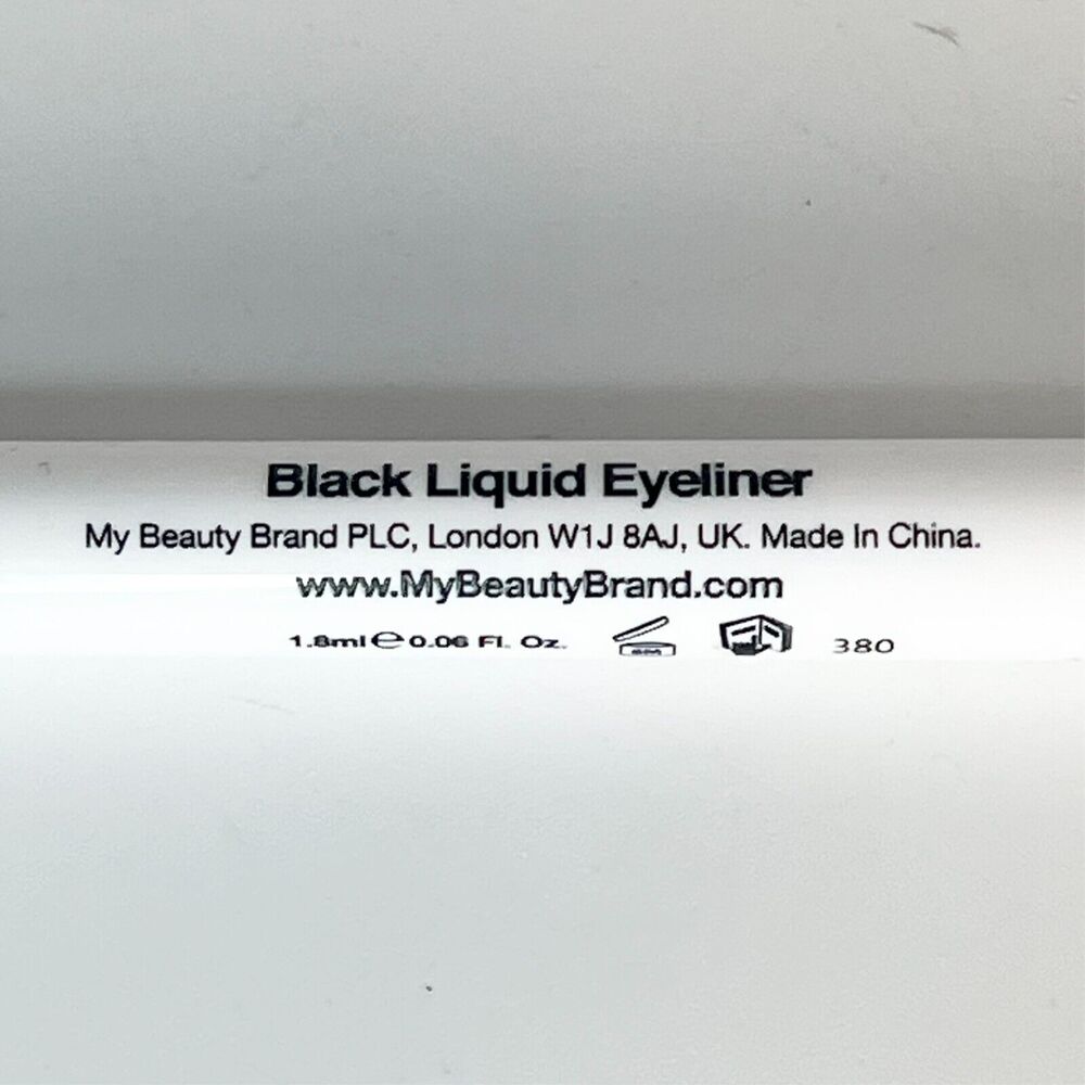 ByeMe x MyBeautyBrand Black Liquid Eyeliner Waterproof Full Size .06oz 1.8ml New - Picture 4 of 4